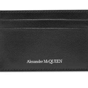 Brand 🆕 ALEXANDER MCQUEEN LEATHER LOGO CARD HOLDER